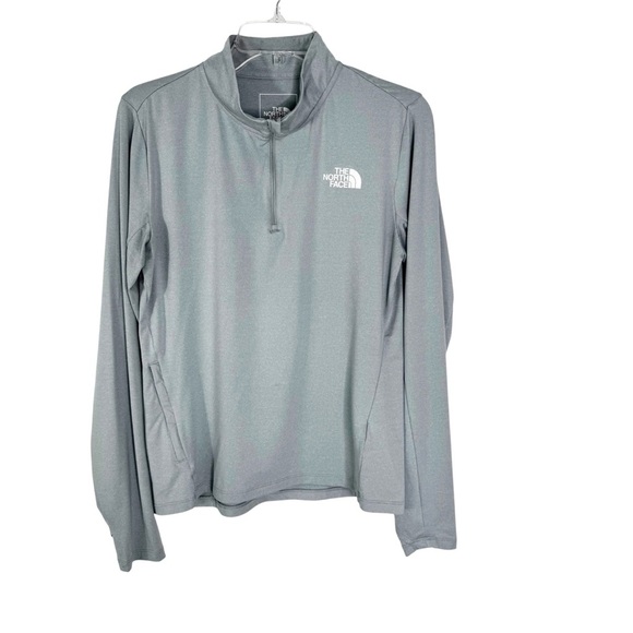 The North Face Riseway 1/2 Zip Top Womens Long Sleeve with Thumbholes Size M - Picture 4 of 15